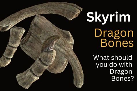 Skyrim dragon bone id - To spawn this item in-game, open the console and type the following command: player.AddItem Dragonborn DLC Code + 014FCB 1. To place this item in-front of your character, use the following console command: player.PlaceAtMe Dragonborn DLC Code + 014FCB.